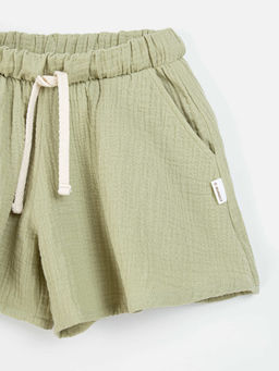 Юбка-шорты муслиновая Шалфей 7+ - Bungly фото 3