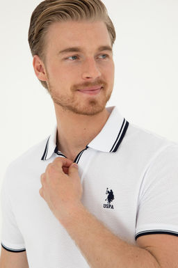 Мужская белая футболка Неожиданная скидка в корзине - U.s. polo assn фото 9
