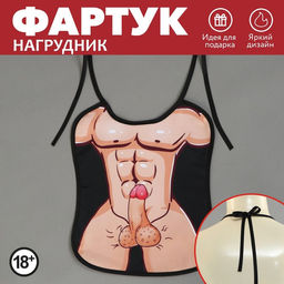 Фартук-нагрудник кухонный Дружок