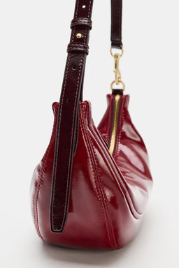 BOLSO DE HOMBRO OVALADO / Rojo - Zara фото 4