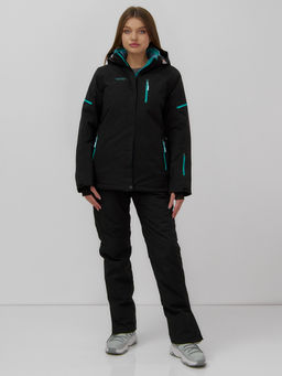 Горнолыжный костюм женский зимний черного цвета 001_1Ch - Mtforce фото 7