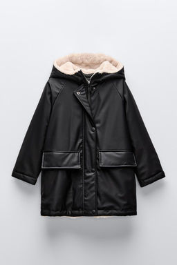 WATER-REPELLENT RUBBERISED JACKET - Zara фото 6
