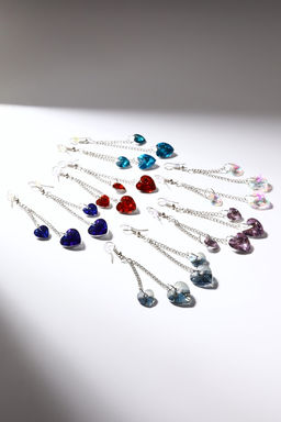 Серьги из стекла Яркий день сердце, цвет МИКС - Queen fair фото 6