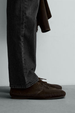 AARON LEVINE X ZARA LEATHER SHOES WITH VIBRAM® SOLE  фото 8