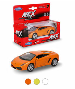 Welly. Машинка 1:38 "Lamborghini Gallardo LP560-4", металл, пруж. мех., цвет в ассорт. арт.43620W