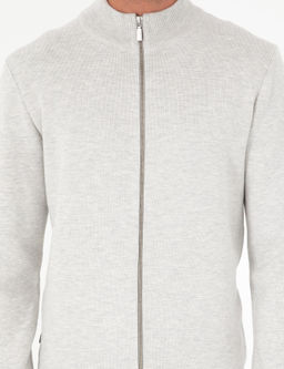 A__k Gri Melanj Regular Fit Fermuarl_ Triko H_rka - Pierre cardin фото 6
