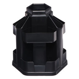 Набор настольный Dolce Office, 17 предметов, вращающийся, чёрный