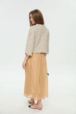 Платье NIKVA н1007-4 песочный  фото 3