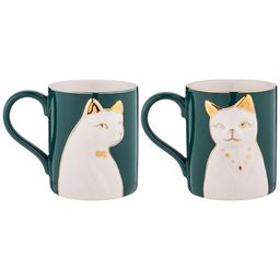 НАБОР КРУЖЕК LEFARD ANIMAL WORLD КОШКА 2 ШТ. 380 МЛ