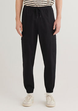 Siyah Kargo Pantolon - Mavi фото 3