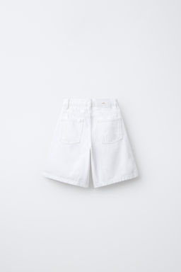 BERMUDA DENIM LARGA / Blanco - Zara фото 2
