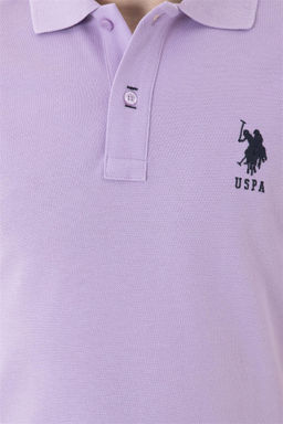 Мужская сиреневая базовая футболка - U.s. polo assn фото 7