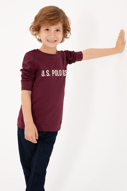 Erkek _ocuk Bordo Bisiklet Yaka Sweatshirt - U.s. polo assn фото 10
