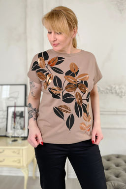 Футболка Rumoda 2145 капучино  фото 4