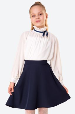 Юбка солнце для девочки школьная Happy Fox  фото 9