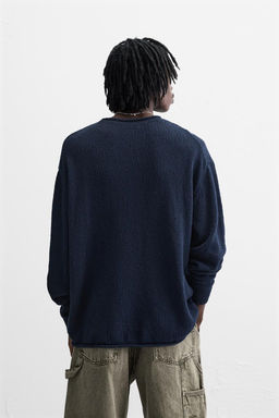 TEXTURED STRUCTURAL SWEATER - Zara фото 3