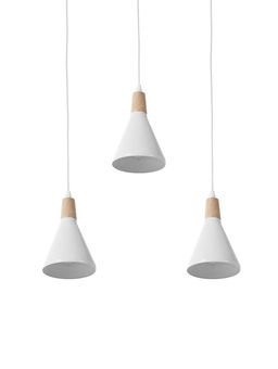 Светильник подвесной 10286/3, 3хE27, 40 Вт, белый