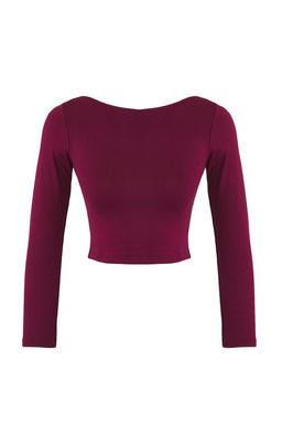 Trendyolmilla Siyah-Beyaz-Antrasit 3lu Paket Crop Fitted/Vucuda Oturan Orme Bluz TWOAW25BZ00300