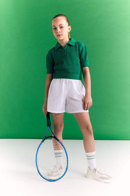 Шорты с принтом для девочек