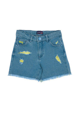 Голубые джинсовые шорты для девочек Неожиданная скидка в корзине