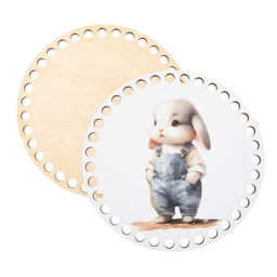 Заготовка для декорирования Love2art ДВ-02 Набор донышек для вязания Матовый фанера d 15 см х 0.4 см 2 шт 10 Лавандовая история  фото 22