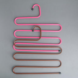 Цена за 2 шт. Вешалка для брюк и юбок «Змейка», 33×34 см, МИКС