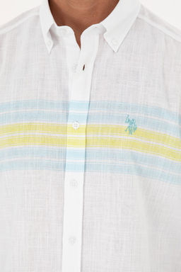 U. S. Polo Assn / Мужская мятная рубашка с длинным рукавом - U.s. polo assn фото 7