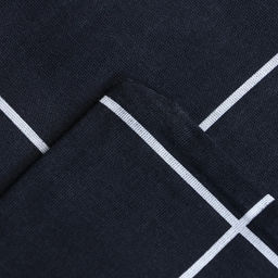 Постельное бельё Этель 2 сп Клетка цвет чёрный 175х215, 200х220, 50х70-2 шт, бязь, 125 г/м2 фото 14