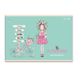 Светоч А254 Альбом для рисования 100 г/м2 A4 29.5 х 20.2 см 24 л. на скобе 5 шт. 01695 На опушке  фото 35