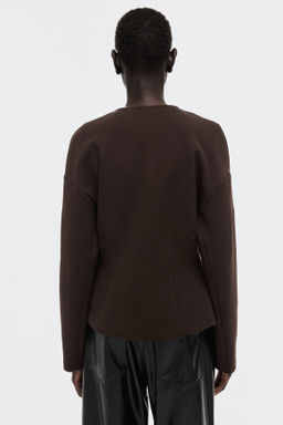 Blazer efecto neopreno sin cuello - H&m фото 5