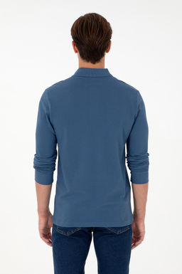 Мужской базовый свитшот цвета индиго - U.s. polo assn фото 5