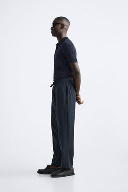 LYOCELL JOGGER WAIST TROUSERS - Zara фото 4
