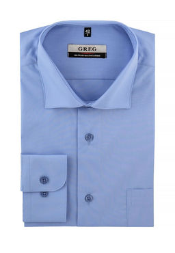 Сорочка мужская длинный рукав GREG 220/119/BL_V