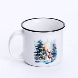 Кружка керамическая, новогодняя «Пусть мечты сбудутся», 450 мл