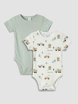 Erkek Bebek ??t??tl? Body 2li