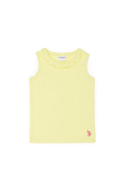 U. S. Polo Assn Светло-желтая футболка для девочки - U.s. polo assn фото 7