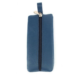 Футляр для ключей Croco-кл-507 (на молнии) натуральная кожа синий бергамо (47) 265318