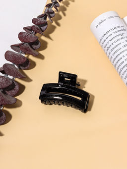 Цена за 12 шт. Крабик для волос «Маленькая классика», прямоугольник, 4 см, чёрный