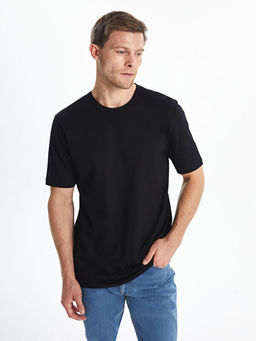 Bisiklet Yaka Penye Erkek Ti??rt