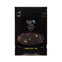 Чай черный ароматизированный с розой, 250 г - Lemur coffee roasters фото 3