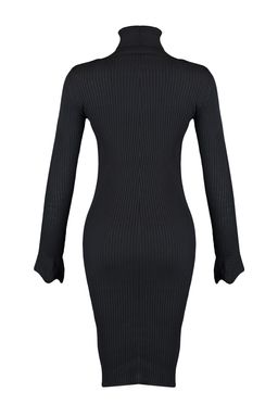 TRENDYOLMILLA Saks Mini Triko Kollar? Volanl? Elbise TWOAW20YN0005  фото 6