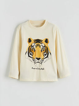 Kaplan Bask?l? Erkek ?ocuk Ti??rt