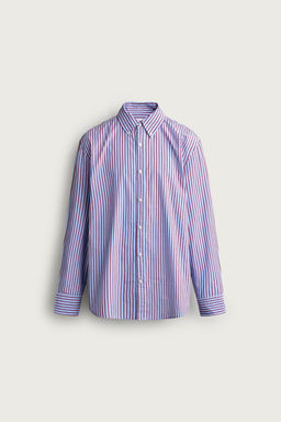 CAMISA REGULAR FIT RAYAS CONTRASTE / Rayas - Zara фото 7