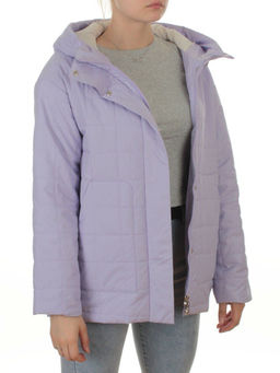 9607 LILAC Куртка стеганная демисезонная женская (100 гр. холлофайбер)