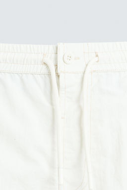 CONTRAST MID-LENGTH SWIMMING TRUNKS - Zara фото 7