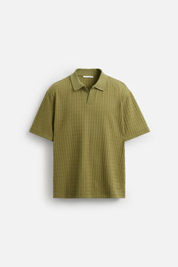 TEXTURED POLO SHIRT - Zara фото 6