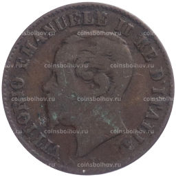 2 чентезимо 1861 года М Италия