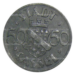 Монета 50 пфеннигов 1920 года Германия  Нотгельд Кассель