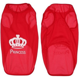 Цена за 2 шт. Майка для кошек и собак мелких пород "Бонита на стиле", мамина принцесса, размер ХL (обхват шеи 36, длина спинки 39см, объем груди 54см, от 9 до 11кг)