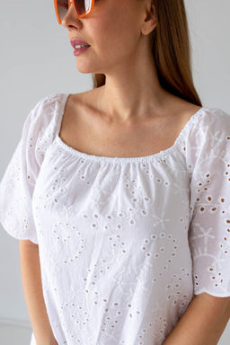 Платье А-344ш белый - Angelika фото 3